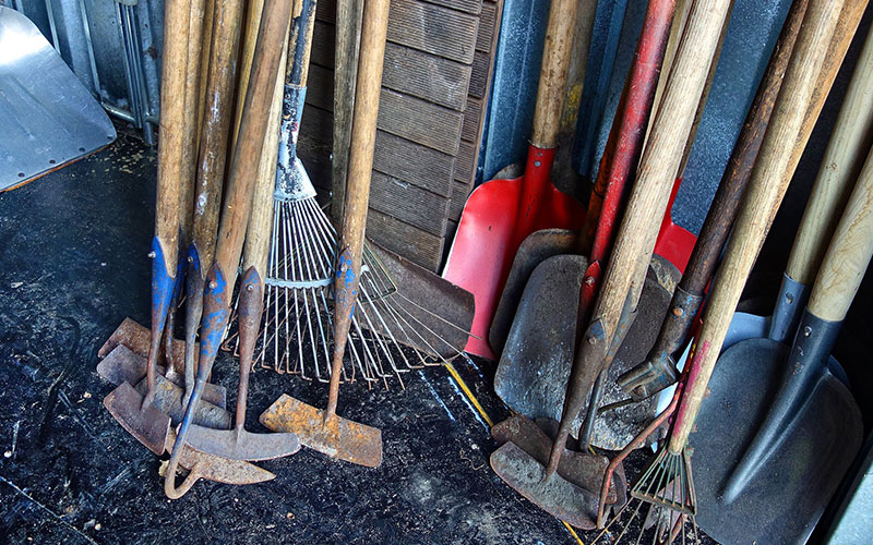 Garden tool storage, 7 ways to store your gardening tools